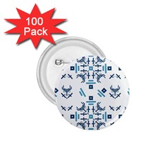 Abstract Pattern Geometric Backgrounds   1 75  Buttons (100 Pack)  by Eskimos