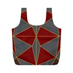 Abstract pattern geometric backgrounds   Full Print Recycle Bag (M) Front