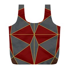 Abstract Pattern Geometric Backgrounds   Full Print Recycle Bag (l) by Eskimos