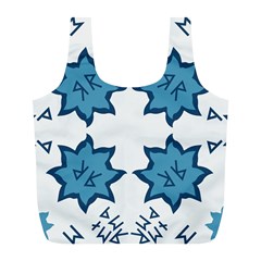 Abstract Pattern Geometric Backgrounds   Full Print Recycle Bag (l) by Eskimos
