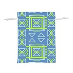 Abstract pattern geometric backgrounds   Lightweight Drawstring Pouch (M) Front