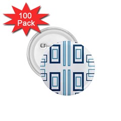 Abstract Pattern Geometric Backgrounds   1 75  Buttons (100 Pack)  by Eskimos