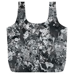 Black And White Debris Texture Print Full Print Recycle Bag (xxl) by dflcprintsclothing