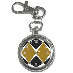 Abstract Pattern Geometric Backgrounds   Key Chain Watches by Eskimos