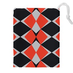 Abstract Pattern Geometric Backgrounds   Drawstring Pouch (4xl) by Eskimos