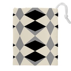 Abstract Pattern Geometric Backgrounds   Drawstring Pouch (4xl) by Eskimos