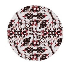 Texture Mosaic Abstract Design Mini Round Pill Box (pack Of 5) by dflcprintsclothing