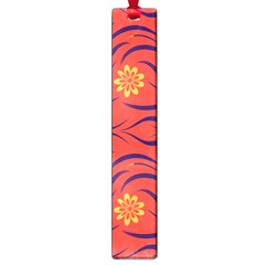 Folk Flowers Print Floral Pattern Ethnic Art Large Book Marks by Eskimos