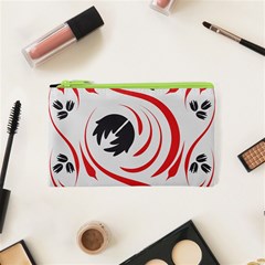 Folk Flowers Print Floral Pattern Ethnic Art Cosmetic Bag (xs) by Eskimos