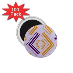 Abstract Geometric Design    1 75  Magnets (100 Pack)  by Eskimos