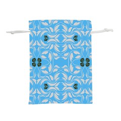 Folk Flowers Print Floral Pattern Ethnic Art Lightweight Drawstring Pouch (m) by Eskimos