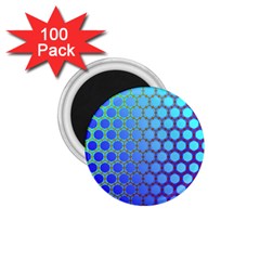 Hex Circle Points Vaporwave Three 1 75  Magnets (100 Pack)  by WetdryvacsLair