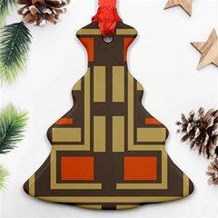 Abstract Geometric Design    Ornament (christmas Tree)  by Eskimos