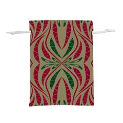 Folk Flowers Print Floral Pattern Ethnic Art Lightweight Drawstring Pouch (m) by Eskimos