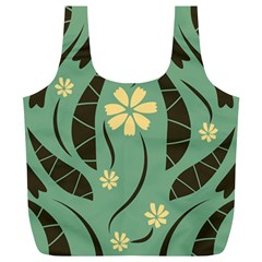 Folk Flowers Print Floral Pattern Ethnic Art Full Print Recycle Bag (xl) by Eskimos