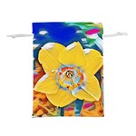 Full Bloom Lightweight Drawstring Pouch (M) Back