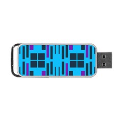 Abstract Pattern Geometric Backgrounds Portable Usb Flash (two Sides) by Eskimos