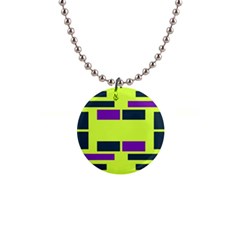 Abstract Pattern Geometric Backgrounds 1  Button Necklace by Eskimos