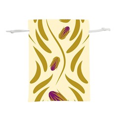 Folk Flowers Print Floral Pattern Ethnic Art Lightweight Drawstring Pouch (l) by Eskimos