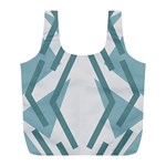 Abstract pattern geometric backgrounds Full Print Recycle Bag (L) Back