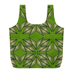 Abstract Pattern Geometric Backgrounds  Full Print Recycle Bag (l) by Eskimos