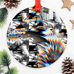 Rainbow Assault Round Ornament (two Sides) by MRNStudios