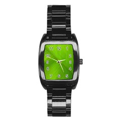 Banana Leaf Stainless Steel Barrel Watch by artworkshop