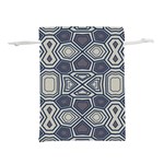 Abstract pattern geometric backgrounds Lightweight Drawstring Pouch (M) Front