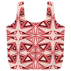 Abstract Pattern Geometric Backgrounds  Full Print Recycle Bag (xl) by Eskimos