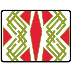 Abstract Pattern Geometric Backgrounds Fleece Blanket (large)  by Eskimos