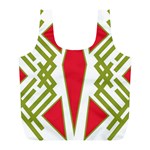 Abstract pattern geometric backgrounds Full Print Recycle Bag (L) Back