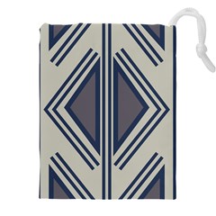 Abstract Pattern Geometric Backgrounds  Drawstring Pouch (4xl) by Eskimos