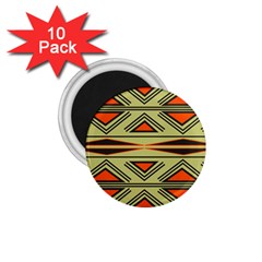 Abstract Pattern Geometric Backgrounds 1 75  Magnets (10 Pack)  by Eskimos