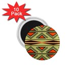 Abstract pattern geometric backgrounds 1.75  Magnets (10 pack)  Front