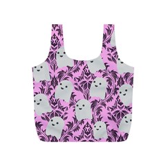 Pink Ghosts Full Print Recycle Bag (s) by NerdySparkleGoth