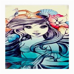 Beautifull Ariel Little Mermaid  Painting Medium Glasses Cloth by artworkshop