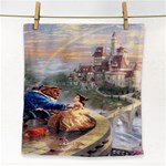 Beauty And The Beast Castle Face Towel Front