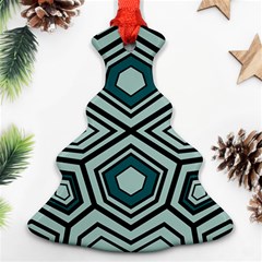 Abstract Pattern Geometric Backgrounds Ornament (christmas Tree)  by Eskimos