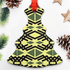 Abstract Pattern Geometric Backgrounds Ornament (christmas Tree)  by Eskimos