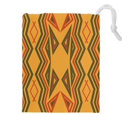 Abstract Pattern Geometric Backgrounds  Drawstring Pouch (4xl) by Eskimos