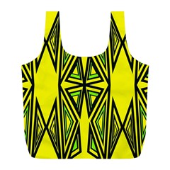 Abstract Pattern Geometric Backgrounds Full Print Recycle Bag (l) by Eskimos