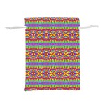 Eye Swirl Lightweight Drawstring Pouch (M) Front