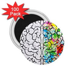 Brain-mind-psychology-idea-drawing 2 25  Magnets (100 Pack)  by Jancukart