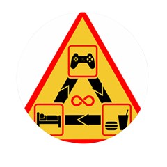 Gamer-geek-video-game-sign-fan Mini Round Pill Box (pack Of 3) by Jancukart