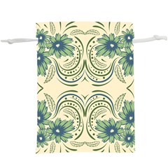 Folk Flowers Print Floral Pattern Ethnic Art  Lightweight Drawstring Pouch (xl) by Eskimos