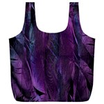 Feather Full Print Recycle Bag (XXL) Front