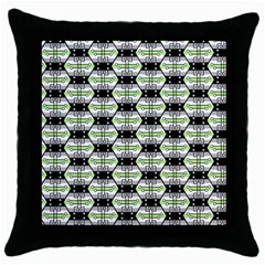 Hackers Town Void Mantis Hexagon Agender Pride Flag Throw Pillow Case (black) by WetdryvacsLair