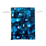 Smartphone-system-web-news Lightweight Drawstring Pouch (M) Back