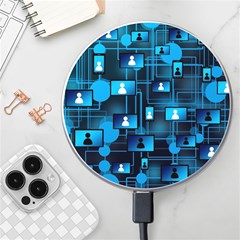 Smartphone-system-web-news Wireless Charger by Jancukart