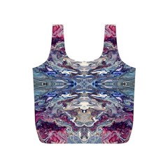 Abstract Pouring Full Print Recycle Bag (s) by kaleidomarblingart